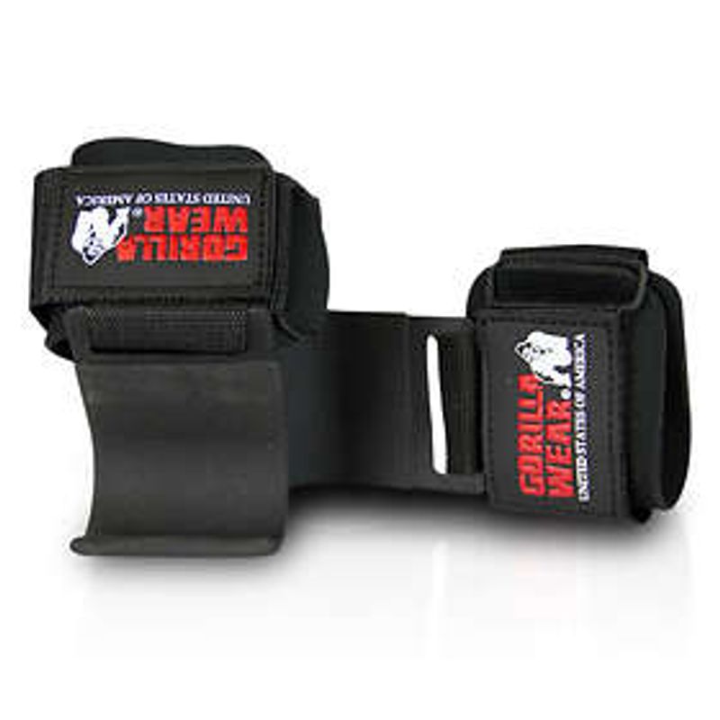 Gorilla Wear - Weight Lifting Hooks Black/White