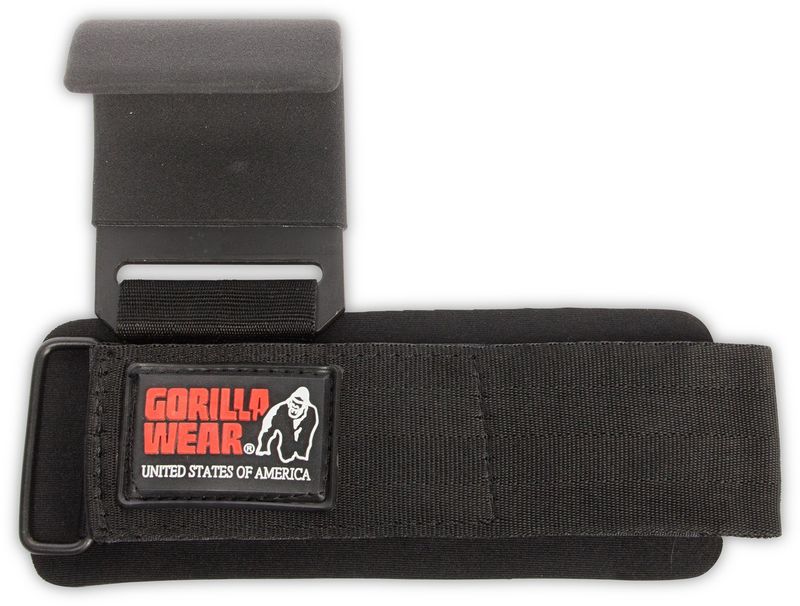 Gorilla Wear - Weight Lifting Hooks Black/White