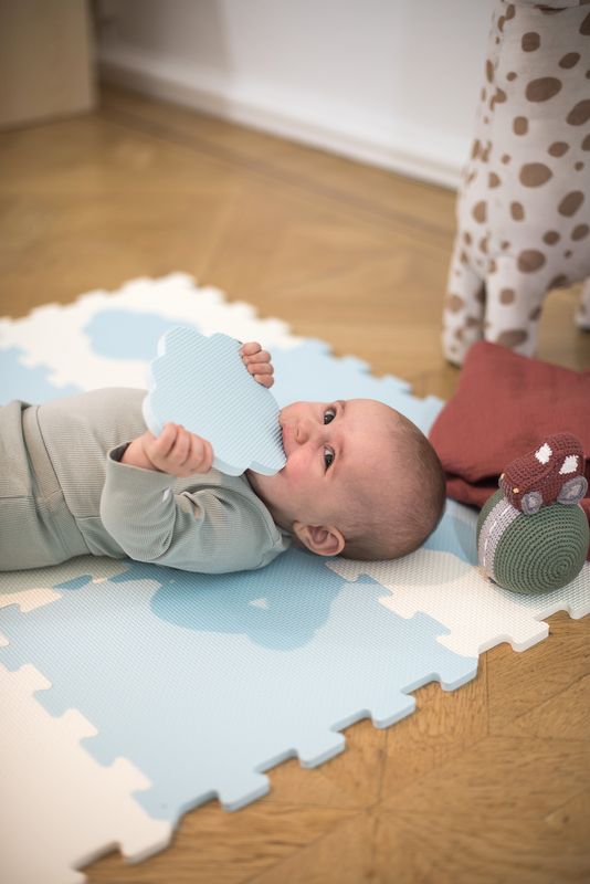 Abilica - BabyMat Puzzle - Rosa/Sand