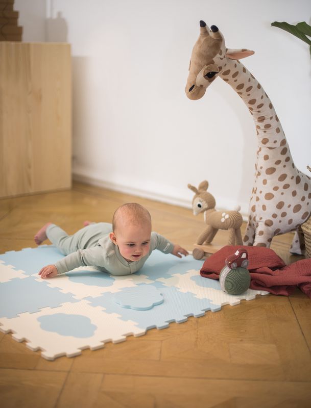 Abilica - BabyMat Puzzle - Rosa/Sand