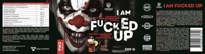Swedish Supplements - Fucked Up Joker Edition 300g