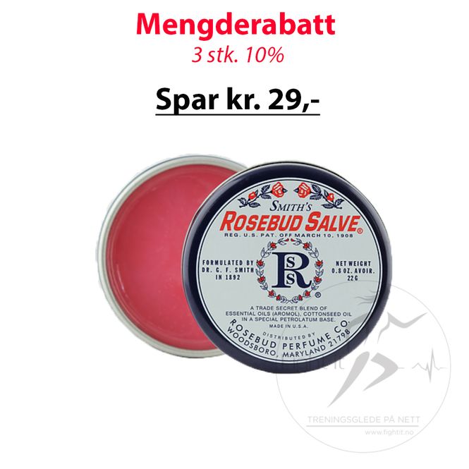 Hovedbilde Rosebud Perfume - Smith´s Rosebud Salve 22g