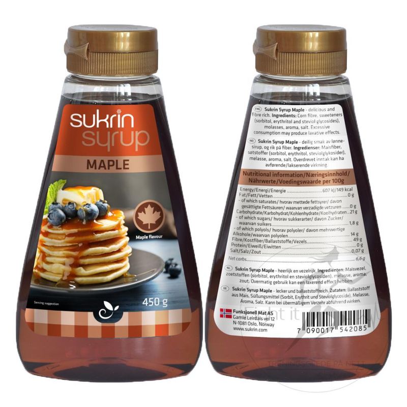 SukrinSirup Maple 450g