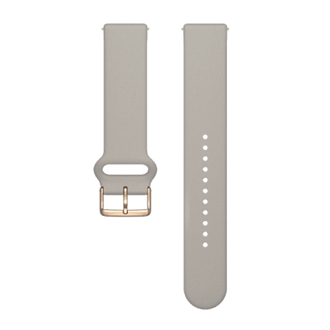 Hovedbilde Polar Wristband Silicone 20mm Greige/Gold  S/L