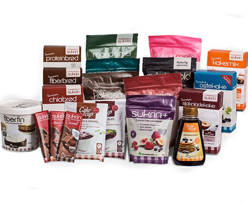 Sunnere Bakemix - Gluten og Sukkerfri 340g