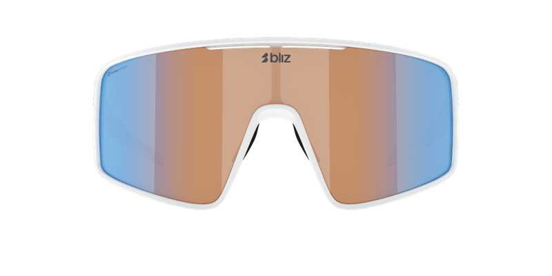 Bliz -Shaped By The North  P001 - Matte White-Coral/Orange Mirror Blue
