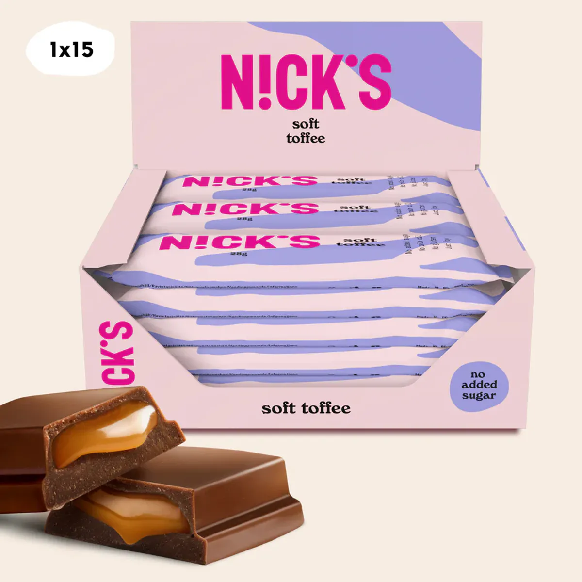 Nicks - Soft Toffee 28g