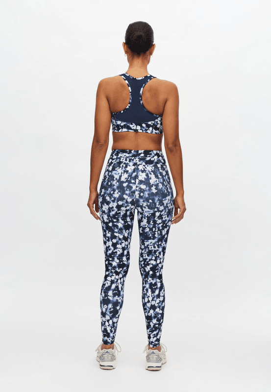 Rôhnisch - Printed High Waisted Tights - Indigo Bloom