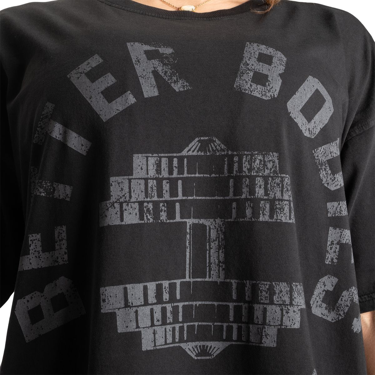 Better Bodies Legacy Oversized Tee - Washed Black