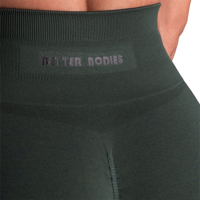 Better Bodies Scrunch Shorts - Emerald Green