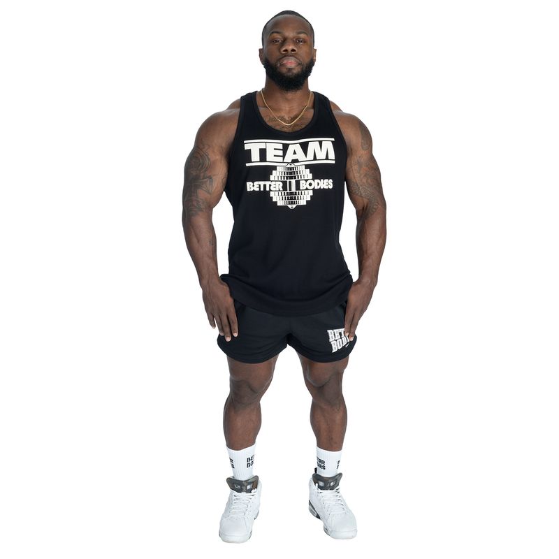 Better Bodies Team Rib Essential T-Back - Black
