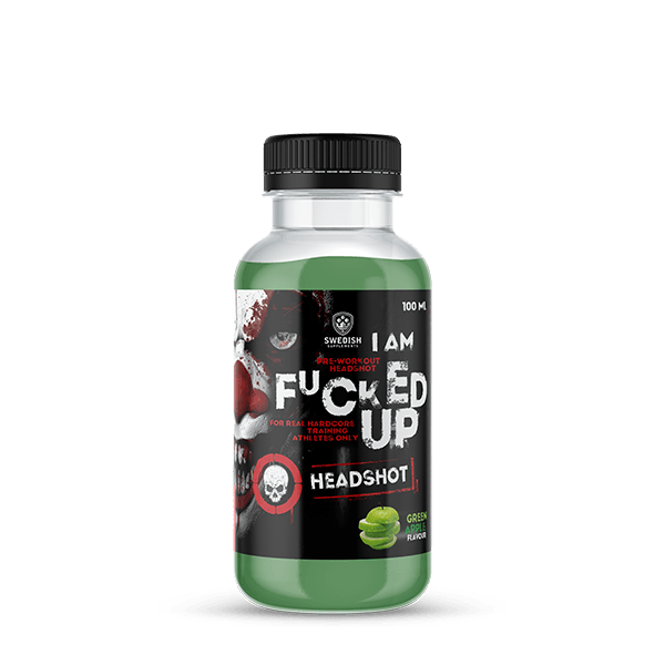 Hovedbilde Swedish Supplements - Fucked Up Headshot Green Apple 16x100ml