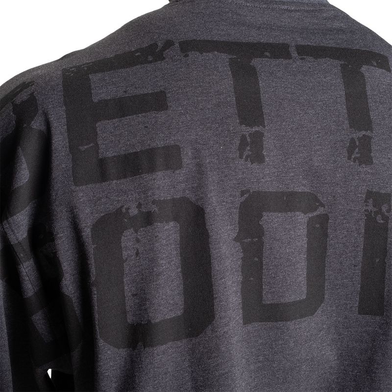 Better Bodies Skull Union Iron Tee - Dark Grey Melange