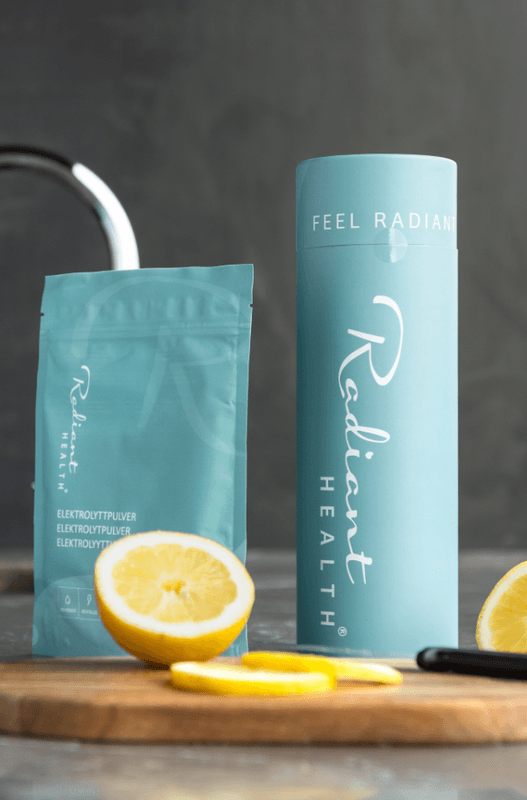 Radiant Health - Elektrolyttpulver Lemon 180g