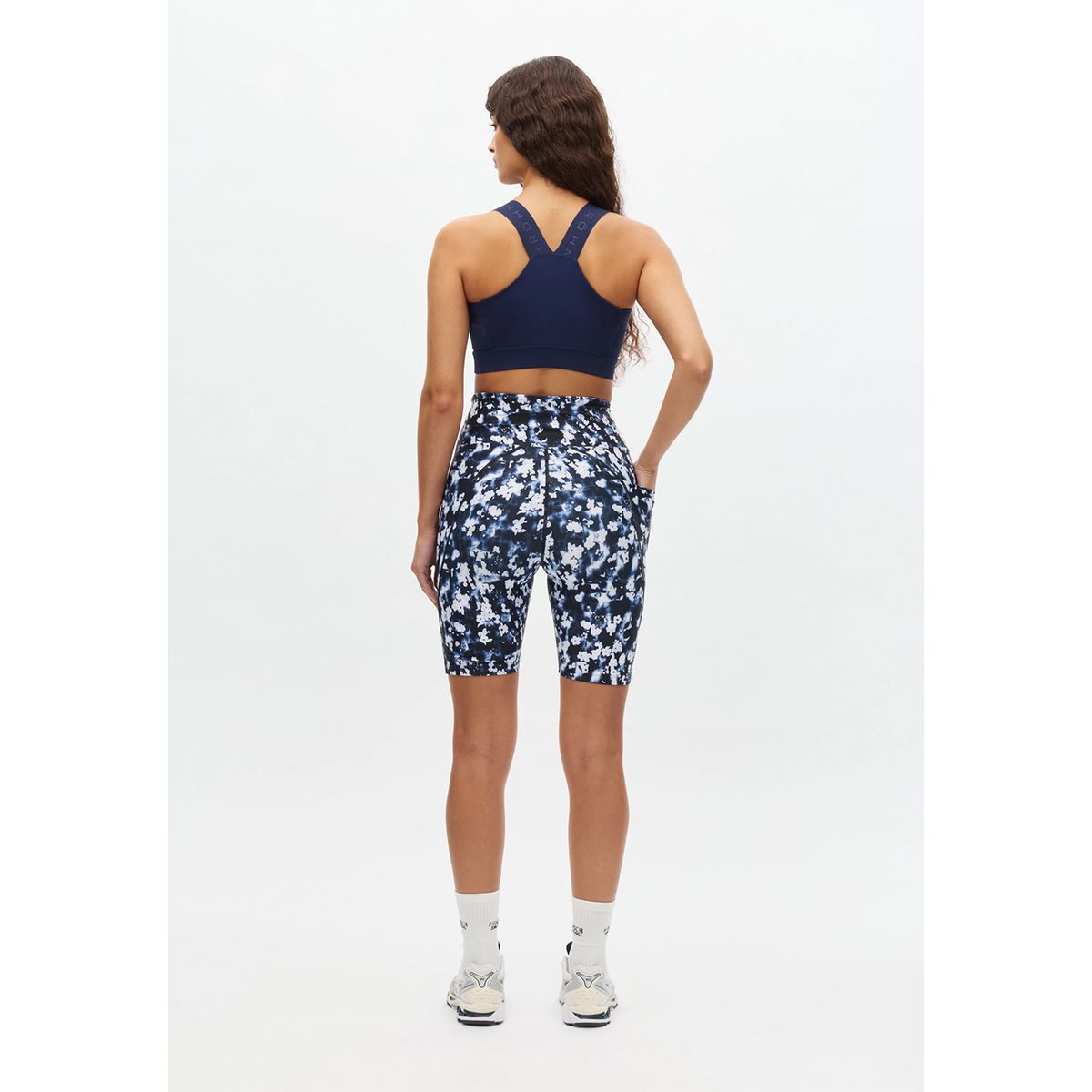 Rôhnisch - Flattering Printed Bike Tights - Indigo Bloom