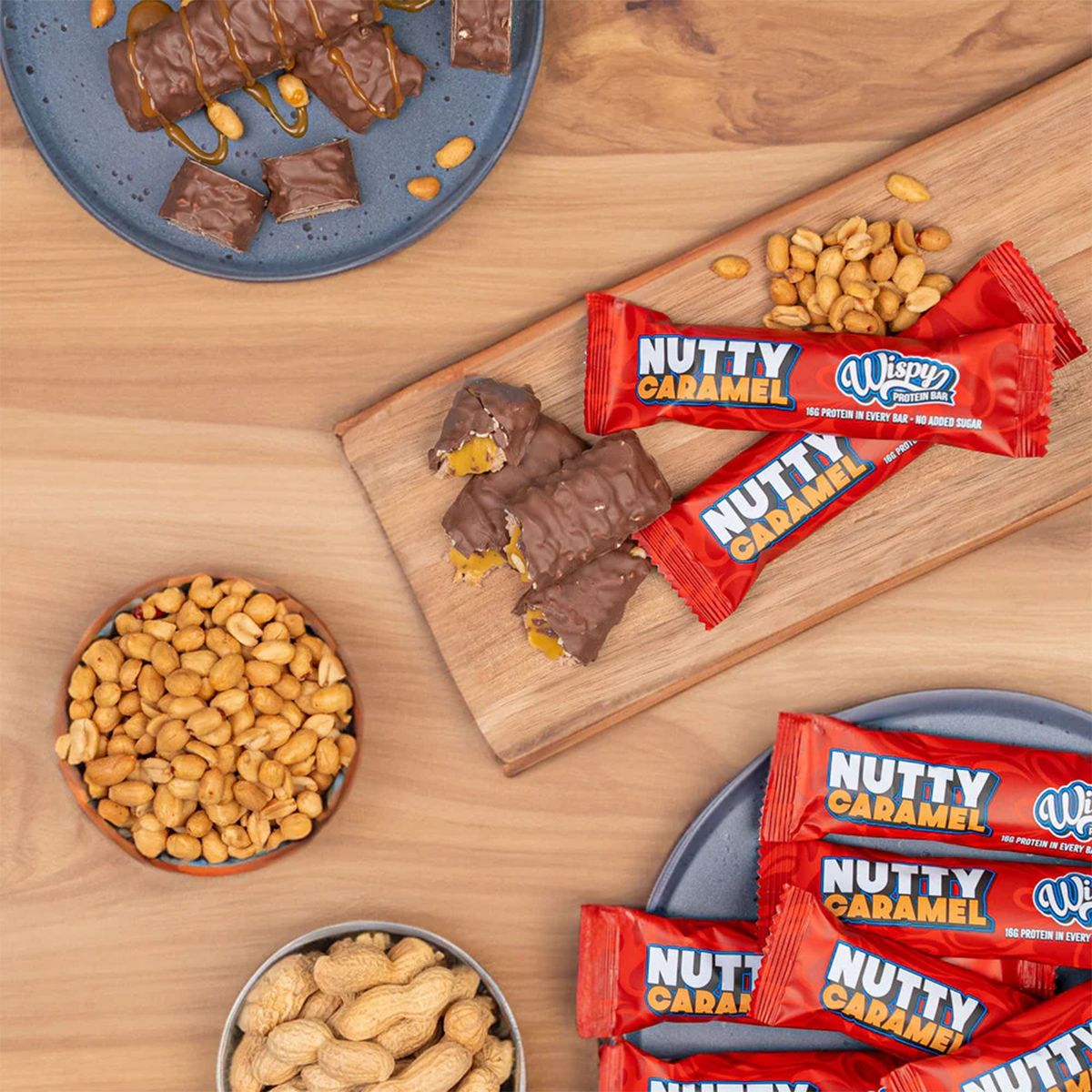 Wispy Proteinbar - Nutty Caramel (10x55g)
