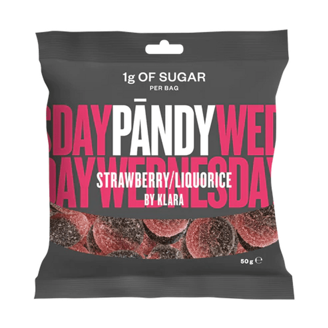 Hovedbilde Pandy Candy - Strawberry/Liquorice 50g