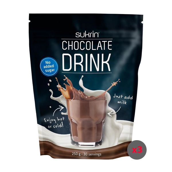 Hovedbilde Sukrin - Chocolate Drink (3x250g)