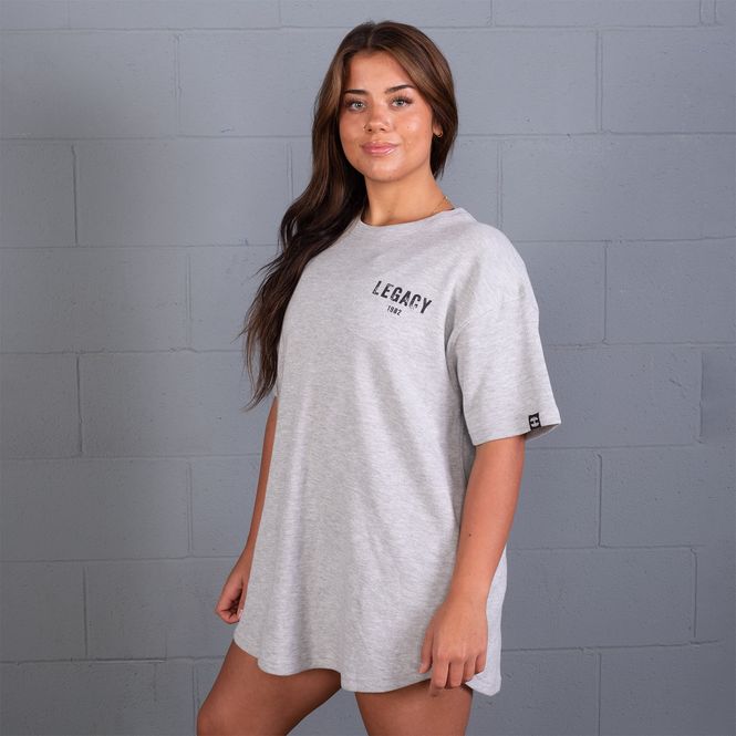 Hovedbilde Better Bodies Legacy Thermal Oversized Tee - Grey Melange