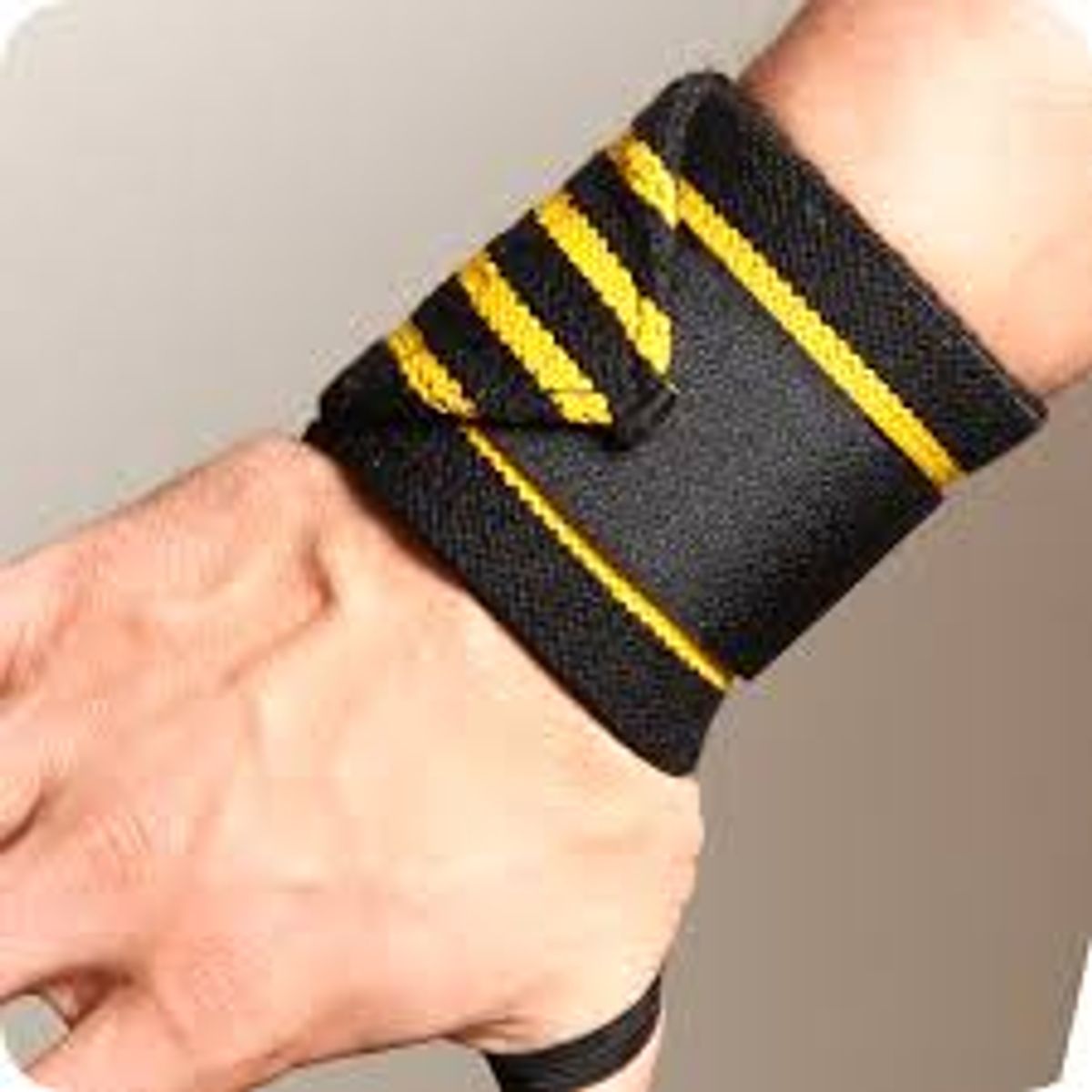 GASP - Hardcore Wrist Wraps - Black/Yellow