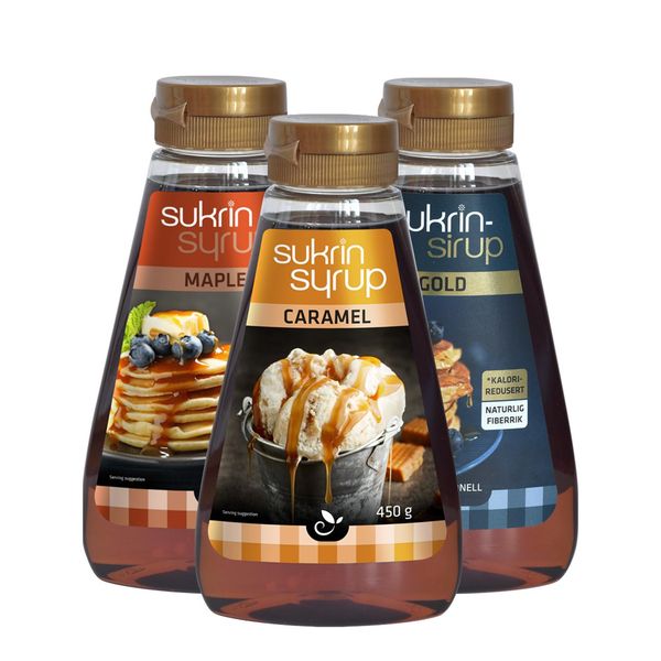 Hovedbilde SukrinSirup Gold (4x450g)