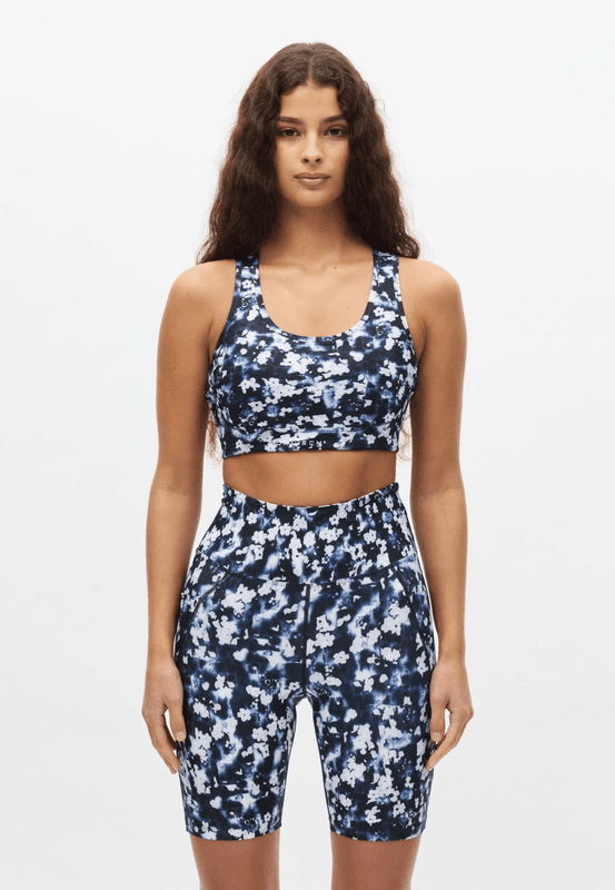 Rôhnisch - Printed Mesh Sportsbra - Indigo Bloom