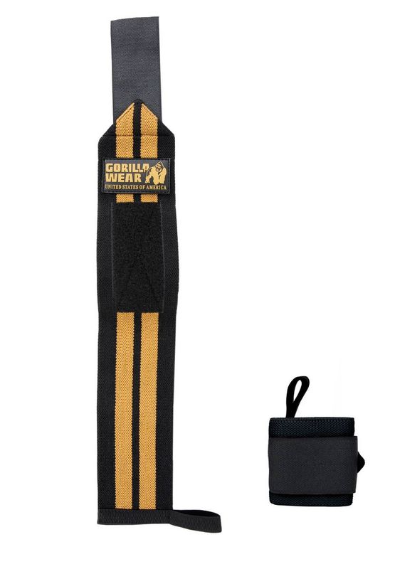 Gorilla Wear - Ultra Wrist Wraps - Black/Gold