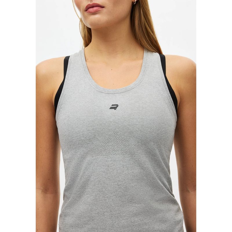 Rôhnisch - Seamless Flex Tank - Grey Melange