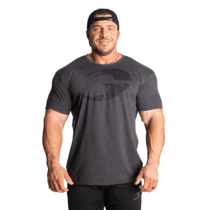 GASP Cadet Tee - Dark Grey Melange