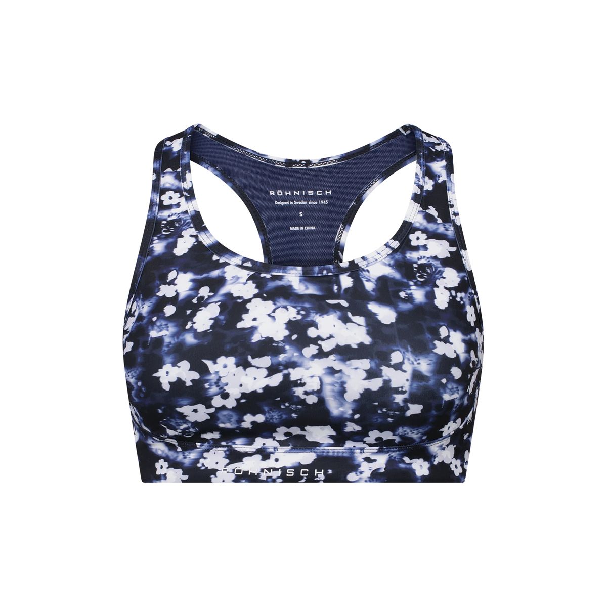 Rôhnisch - Printed Mesh Sportsbra - Indigo Bloom