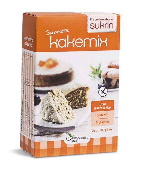 Hovedbilde Sunnere Kakemix - Gluten og Sukkerfri 285g