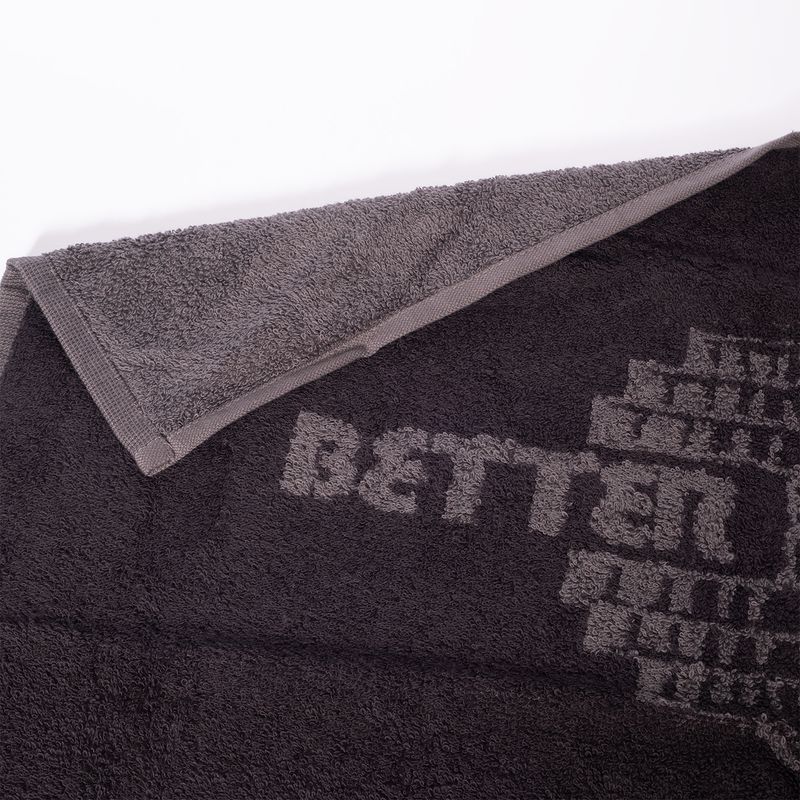 Better Bodies Gym Towel - Black/Grey