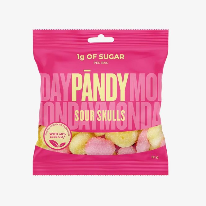 Hovedbilde Pandy Candy - Sour Skulls 50g