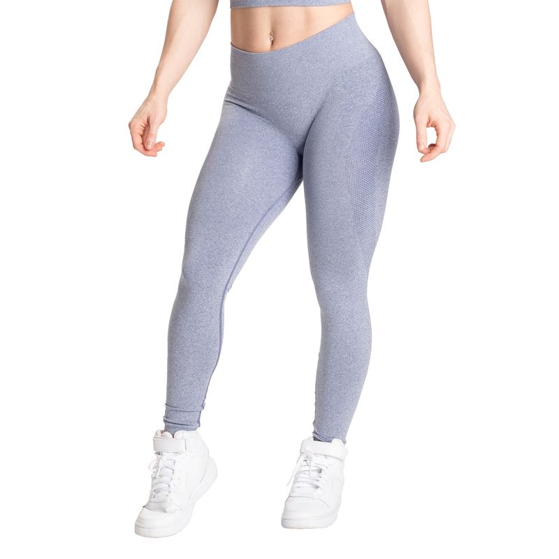 Better Bodies Rockaway Mid Waist - Light Blue Melange