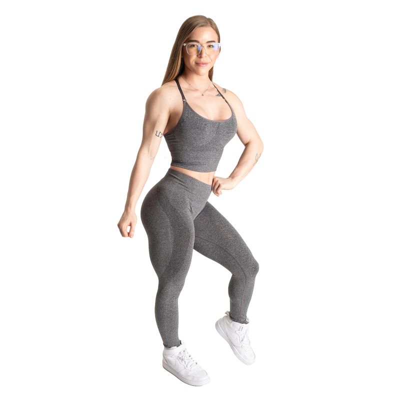 Better Bodies Rockaway Bra - Graphite Melange