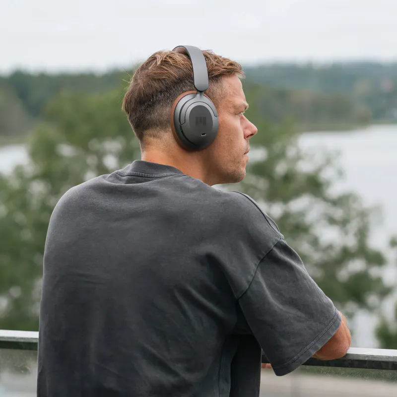 Miiego - MOOVE 55 Silence - Hybrid ANC Titanium/Brown