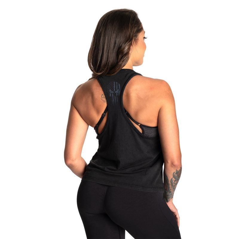 Better Bodies Skull Empire Tank - Washed Black