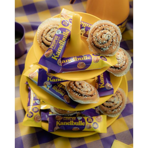 Hovedbilde Njie - ProPud Proteinbar - Kanelbulle 55g