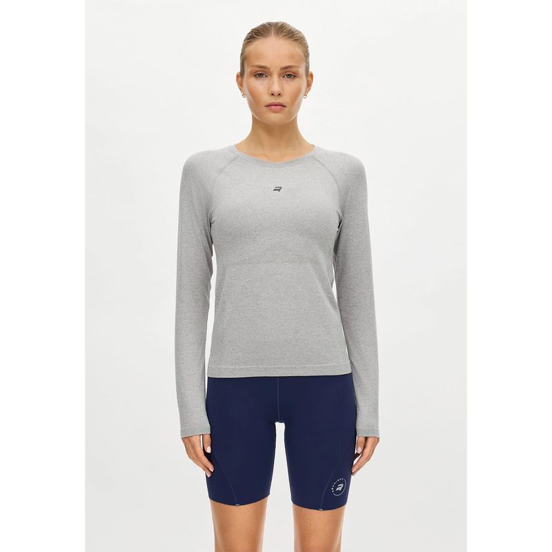 Rôhnisch - Seamless Flex Long Sleeve - Grey Melange