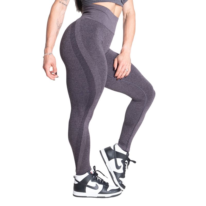 Better Bodies Curve Scrunch Leggings - Black Melange