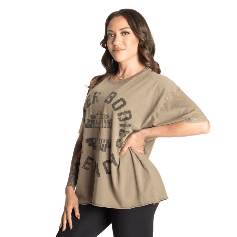 Better Bodies Legacy Oversized Tee - Washed Green