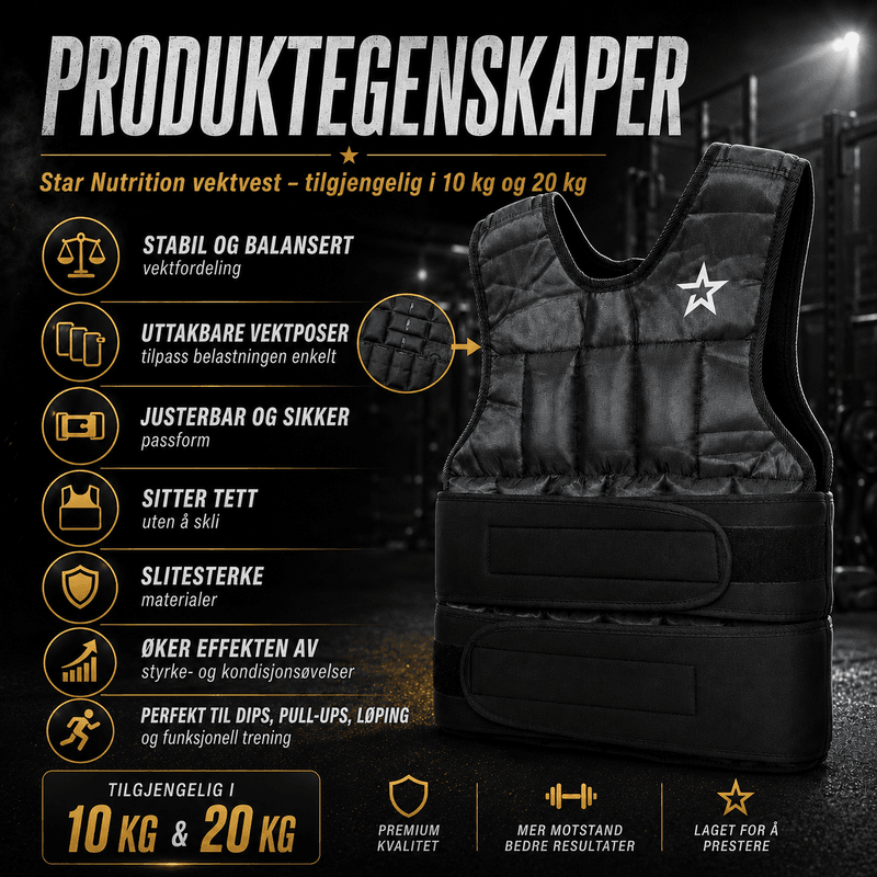Star Nutrition - Star Gear Vektvest 20kg