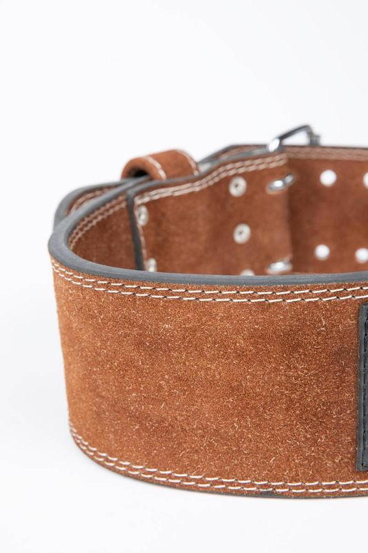 Gorilla Wear - Leather Lifting Belt Brown 10cm