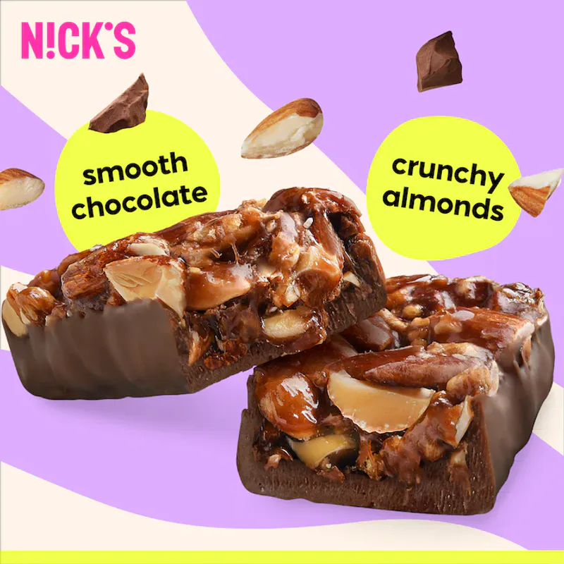 Nicks - Almond Crunch Nut Bar 40g