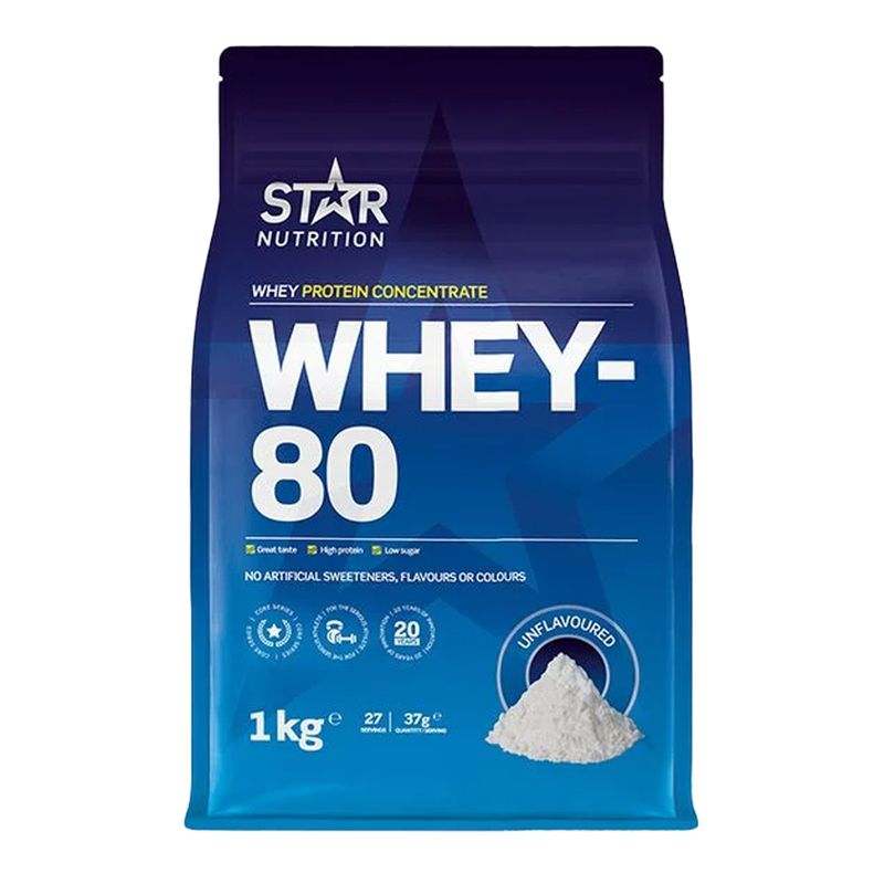 Star Nutrition Whey - Myseprotein 80 1kg