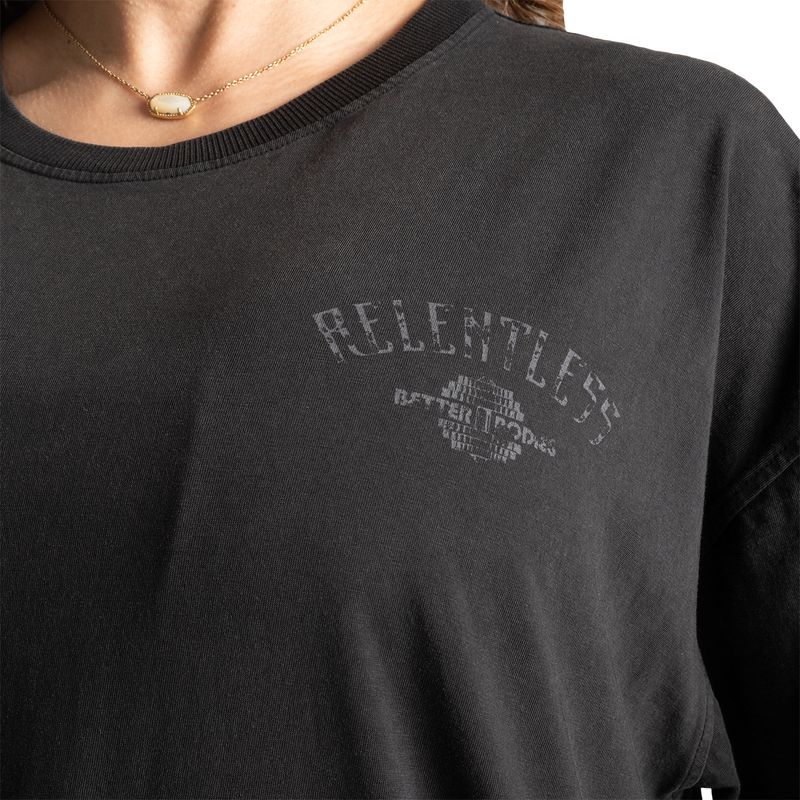 Better Bodies Relentless Oversized Tee - Washed Black